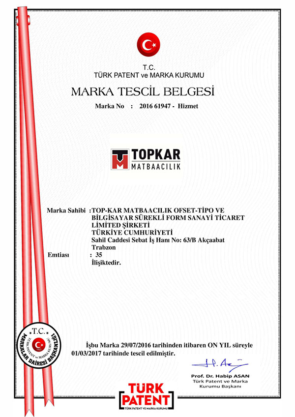 Trabzon Printing, Rize Printing, Giresun Printing